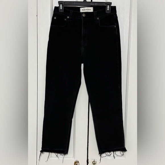 Reformation Lisa High Straight Jean - Picture 2 of 7